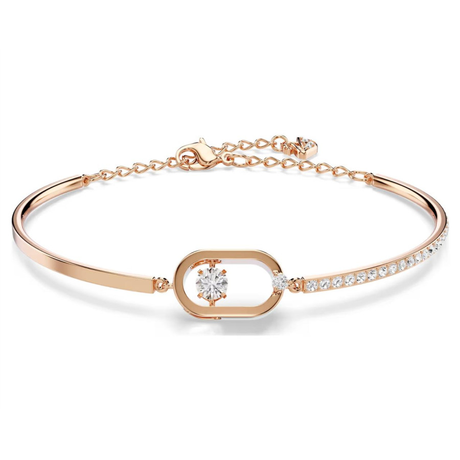 Monemel Swarovski  Taşlı   Bileklik (Altın Kaplama)